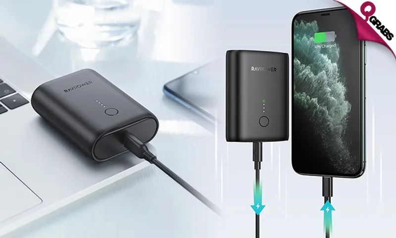 RAVPower PD 10,000mAh 18W 2-Port Mini Powerbank!